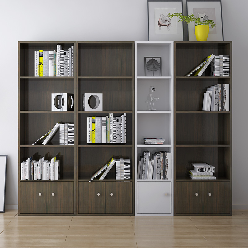 Office and Study Room Furniture Customizable Free Combination Wooden Bookcase