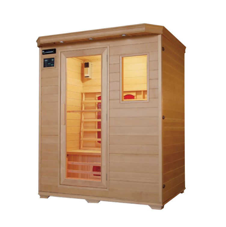 New Healthy Far Infrared Health Care Sauna Room for 3 Person
