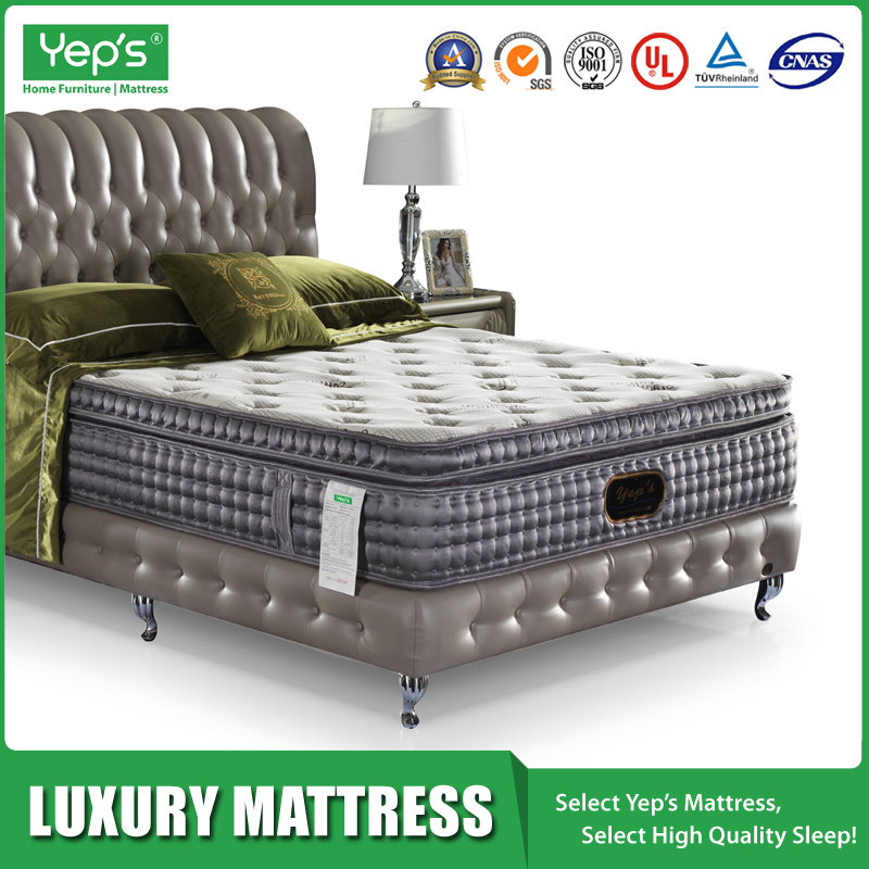Air Circulation Latex Rubber and Memory Foam Pocket Spring Hotel Mattress
