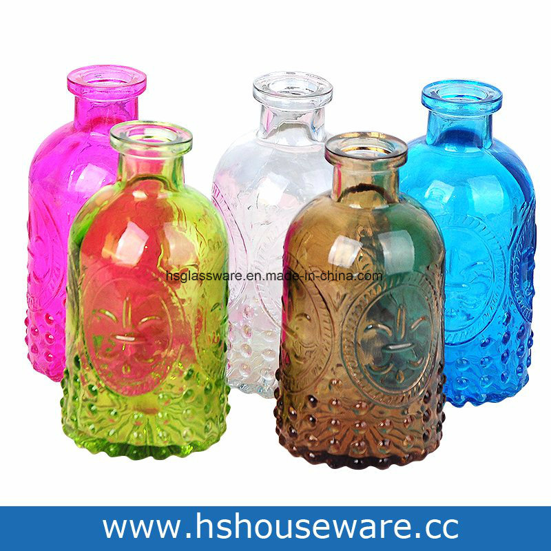 Old Fashioned for Tabletop Decoration Mini Glass Vase