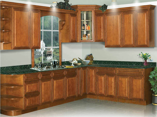 Mini Simple Design Solid Wooden Kitchen Cabinet