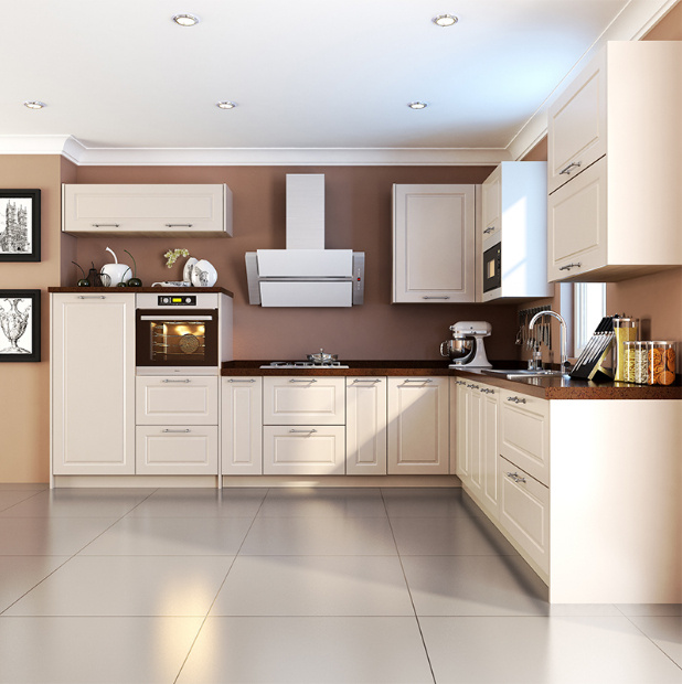 2017 Hot Sale High Quality Modern Panel Style Kitchen Cabinets