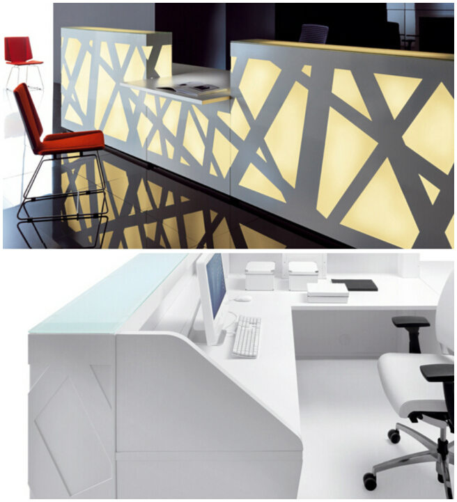 Wholesale High Quality Curved Reception Desk