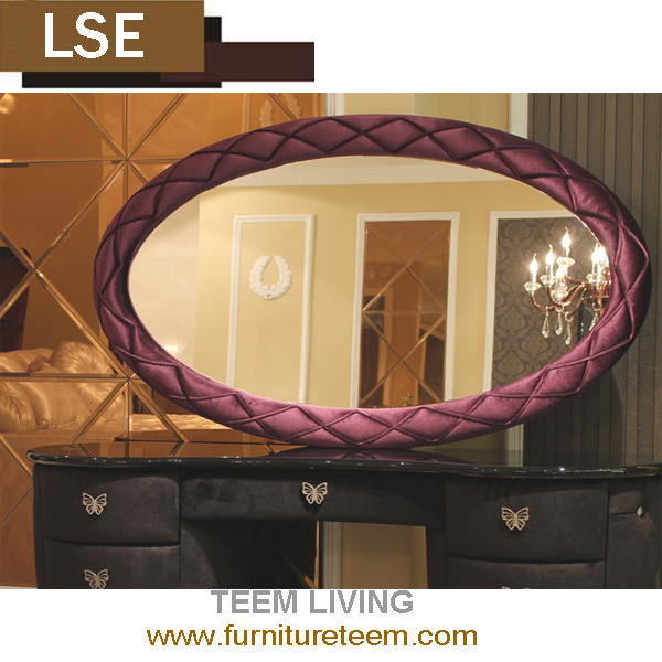Post Modern Bedroom Furniture, Decorative Wall Round Dressing Mirror