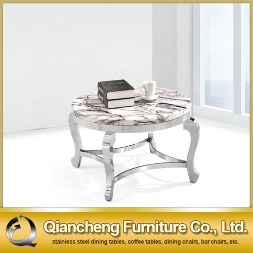 Luxury Royal Round Marble Tea Table