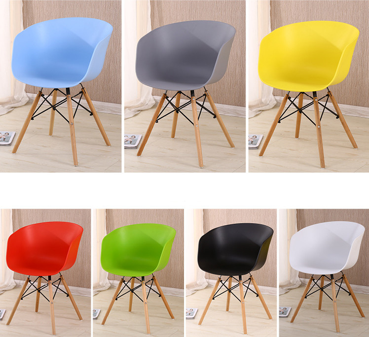 outdoor Stackable Plastic Chair, Comfortable Garden Plastic Chair