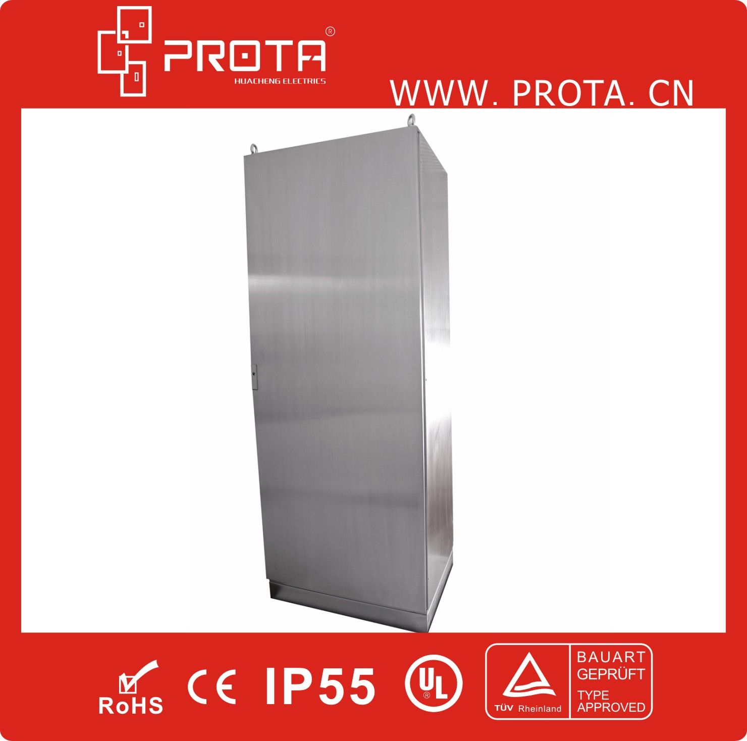 Stainless Steel Floor Standing Power Control Electric Cabinets