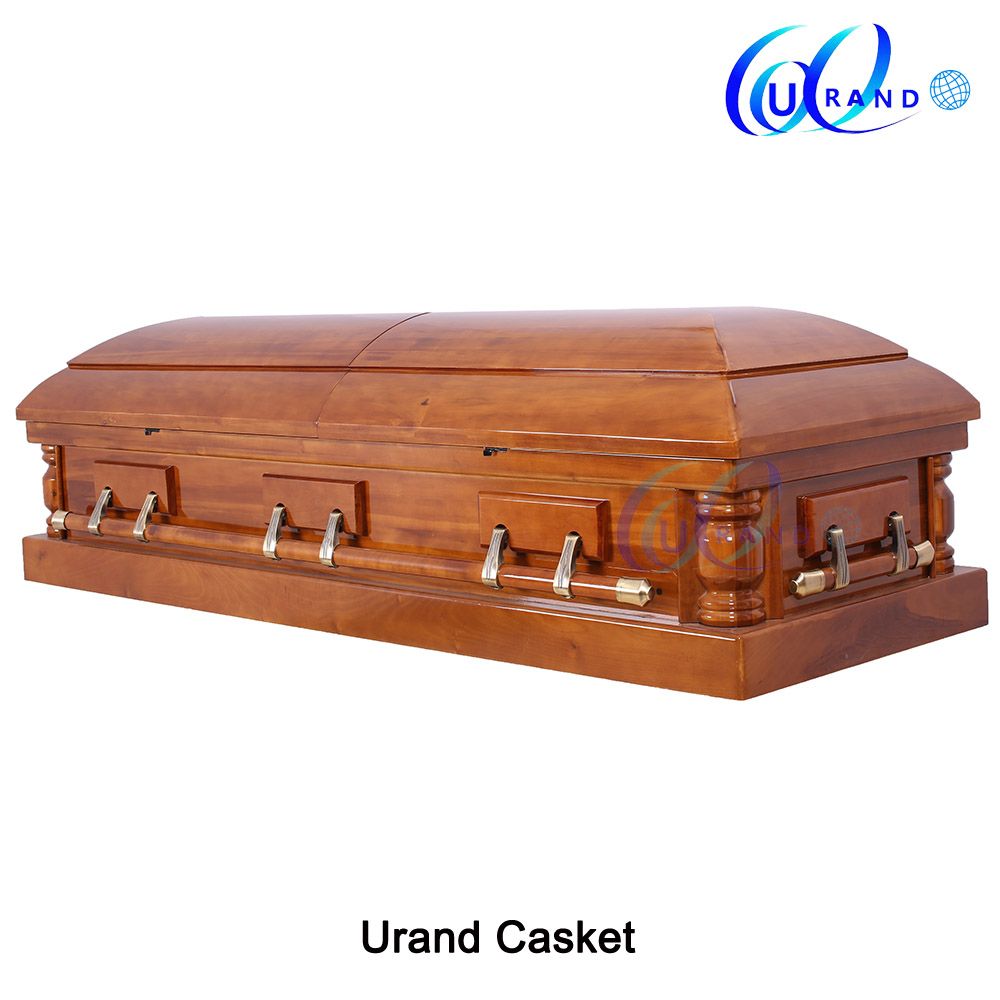 Mahogany Veneer High Gloss Funeral Home Loved Casket and Coffin