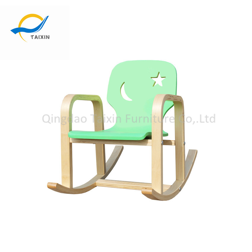 Colorful Lovely Wooden Baby Rocking Chair