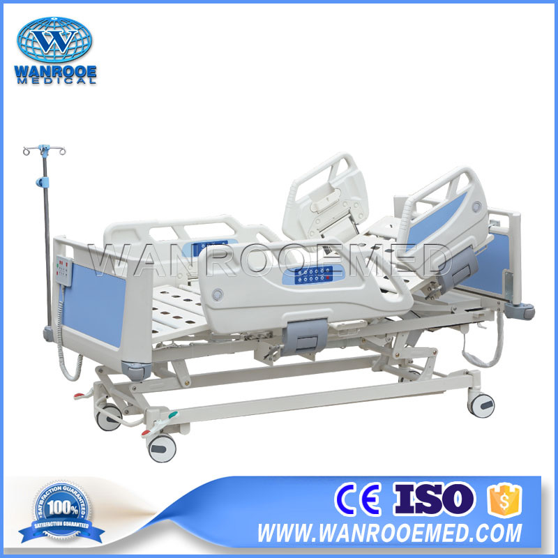 Bae521ec Medical Instrument Adjustable ABS ICU Medical Bed