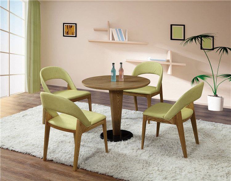Durable Wood Table with Chairs for Food Court (FOH-BCA48)