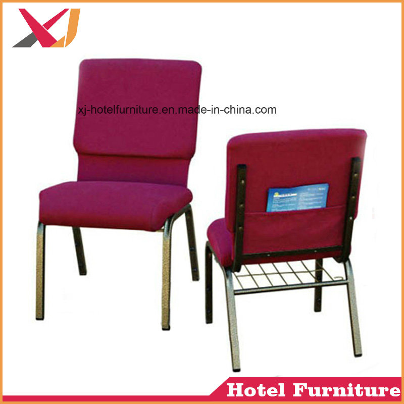 Cheap Metal Interlocking Upholstered Church Chair