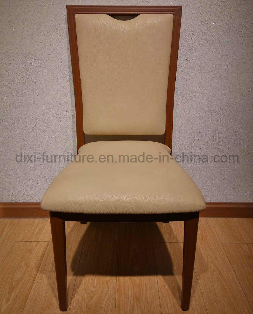 Aluminum Hotel Banquet Imitated Wood American Chair