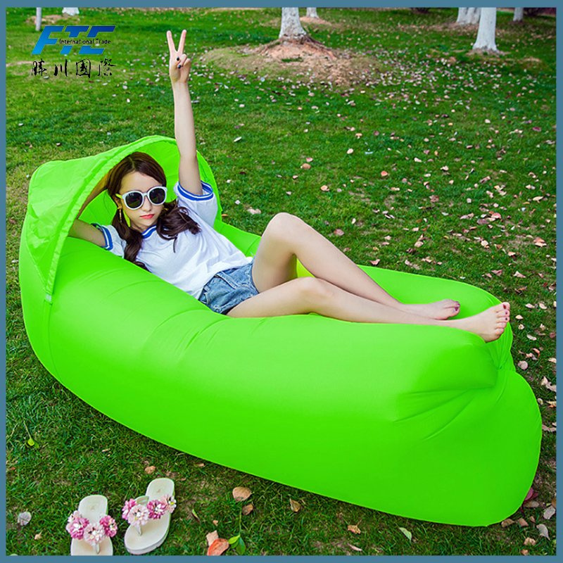 Camping Sleeping Air Sofa Lazy Sleeping Bag with Hood