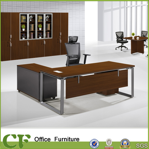 Normal Design Office Desk with Steel Legs