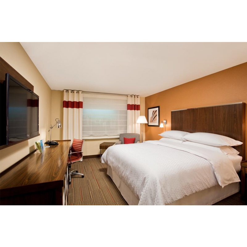American Modern Style Wooden Bedroom Furniture Set for Hotel (ST0015)