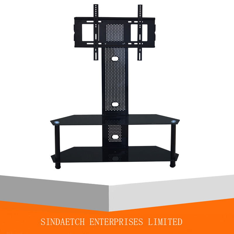 Glass TV Cabinet with Bracket