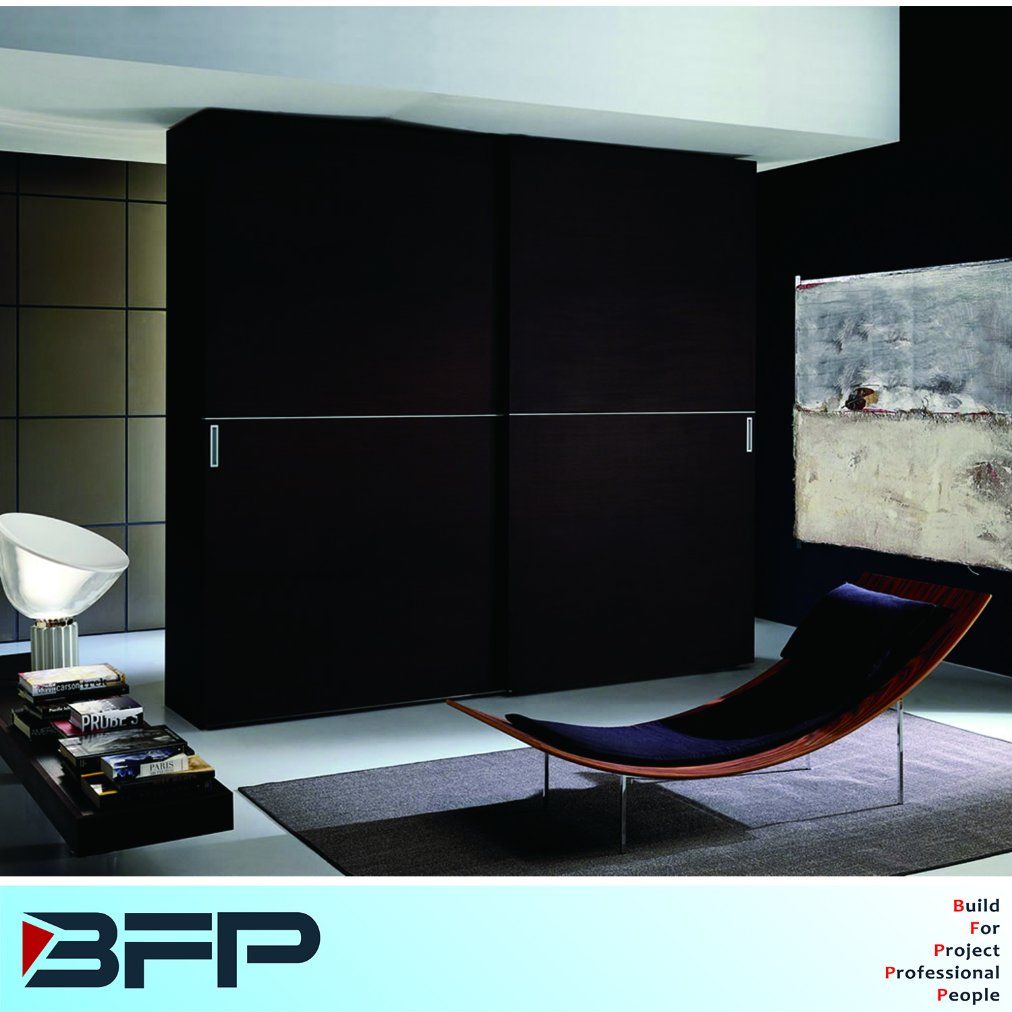 Two Door Wooden Sliding Wardrobe