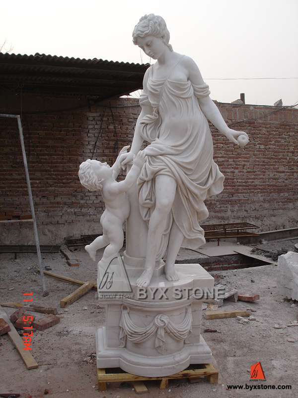 Natural Stone Modern Statue/Sculpture for Garden Decoration