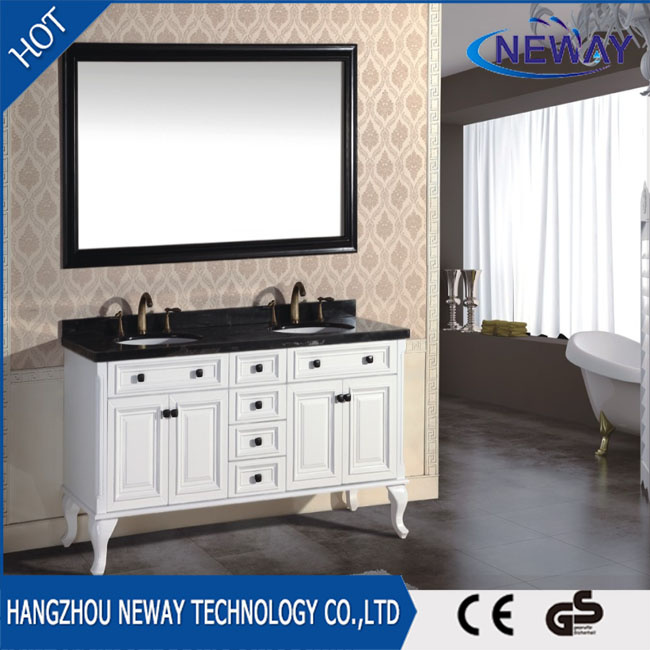 Wooden Floor Bathroom Vanity Cabinet, Hotel Luxury Bath Furniture