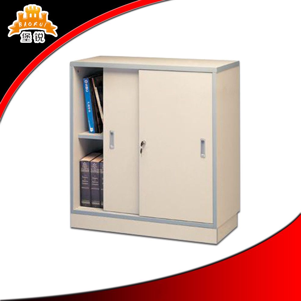 Mini Metal Cabinet with Sliding Door