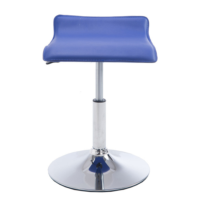 Contemporary Chrome Air Lift Adjustable Swivel Club Bar Stools