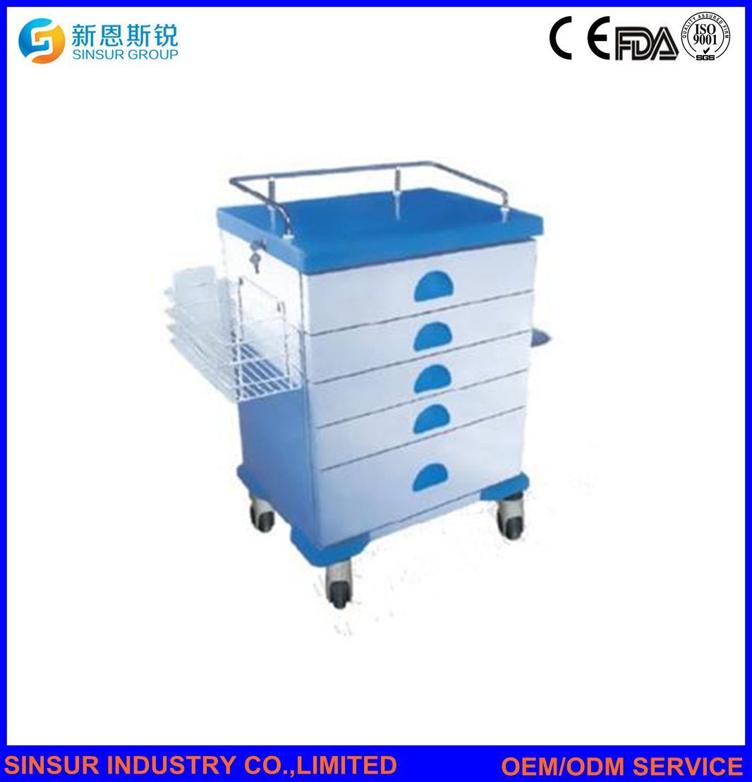 Medical Equipment Stainless Steel Multi-Function Hospital Medicine Delivery Trolley