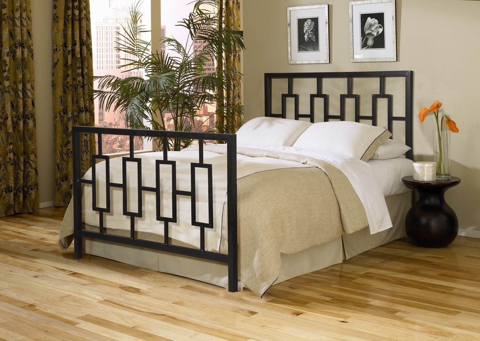Metal Bed with Powder Coating Painting