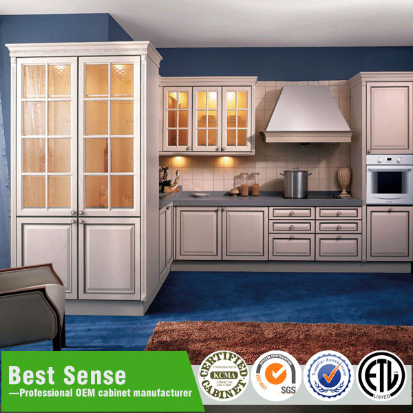 Cheap Solid Wood Modern Kitchen Cabinets Items&Modular Kitchen Cabinets Design with Granite Kitchen Sink