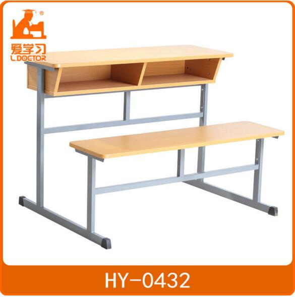 Kids Study Metal Chair with Desk for Primary School