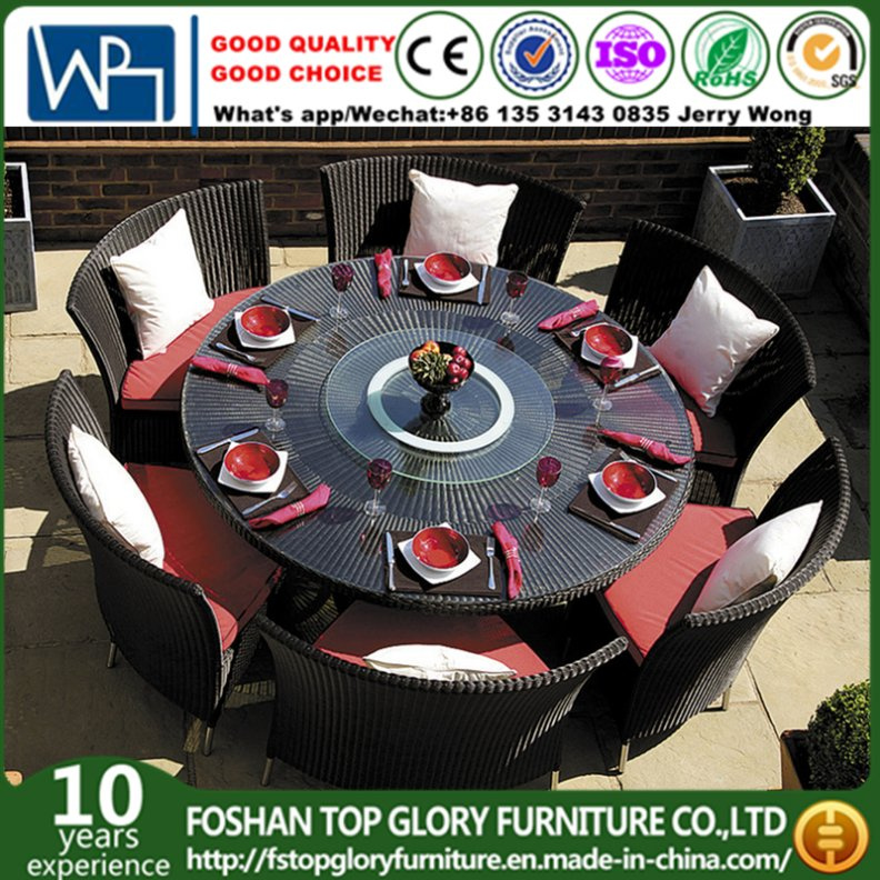 New Design Stainless Steel Dining Table Set for Outdoor Patio Terrace (TG-1630)