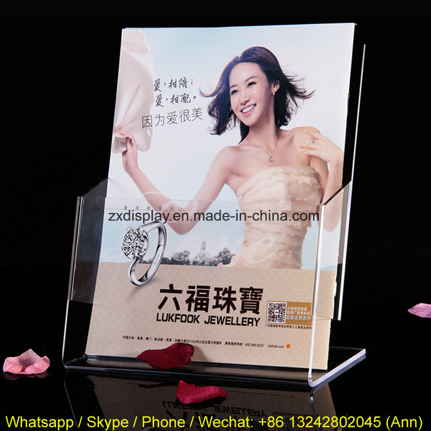 A4 Size Clear Acrylic Book Holder