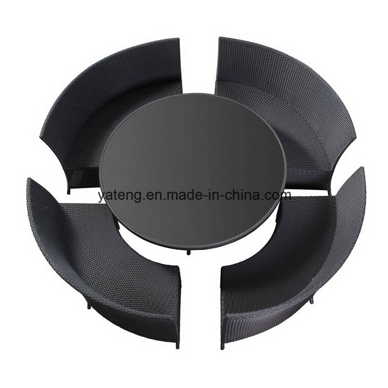 New Design PE-Rattan Hotel Furniture Using for Banquet with Big Table (YT273)