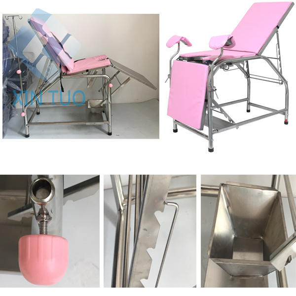 Factory Price Electric Hospital Examination Couch Gynecology Table