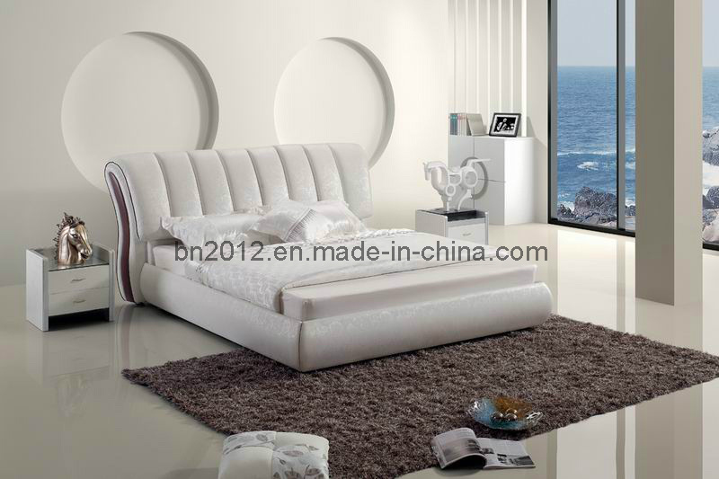 Modern Bedroom Set Leahter Bed (SBT-5827)