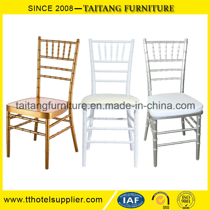 Stacking Metal Hotel Restaurant Banquet Wedding Tiffany Chiavari Chair