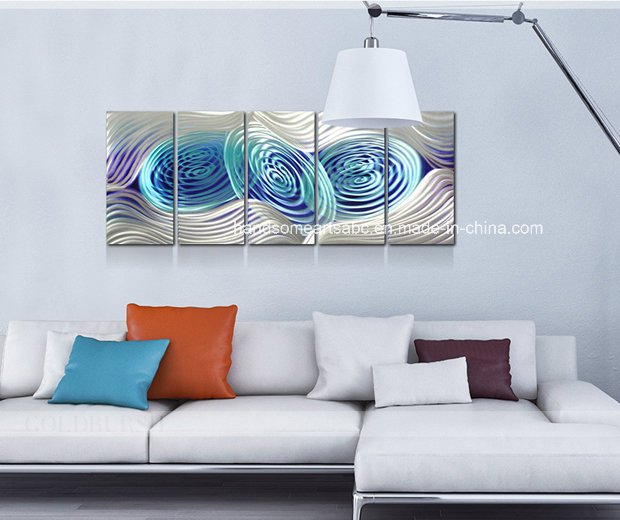 Whirlpool Abstract Aluminum Wall Art for Decor (CHB6015017)