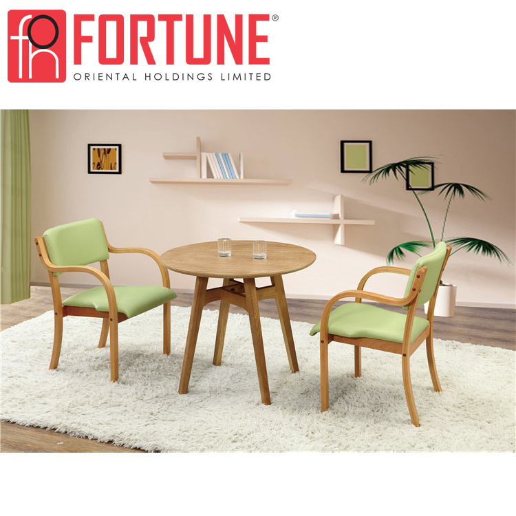 Popular Modern Solid Wood Restaurant Furniture Table and Chairs (FOH-BCA46)