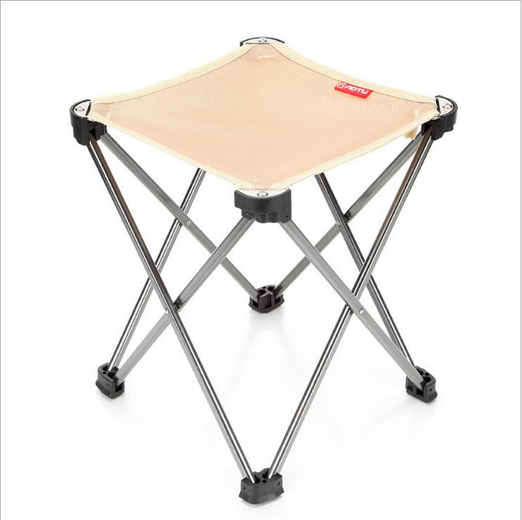 Large Aluminum Khaki Folding Chair