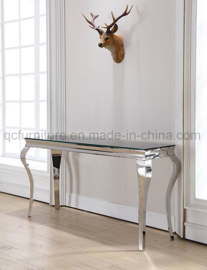 Modern Beautiful Design Stainless Steel Console Table