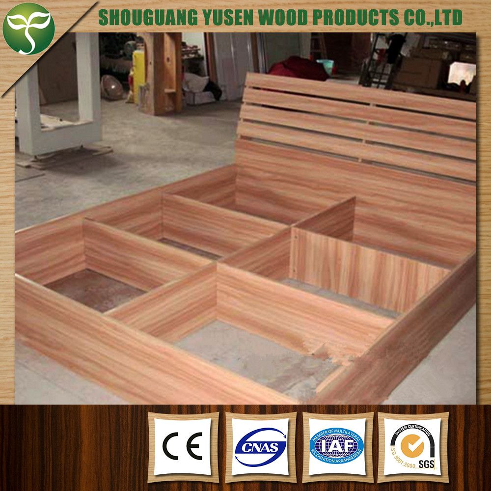 Wood Material Bed for Bedroom Furniture