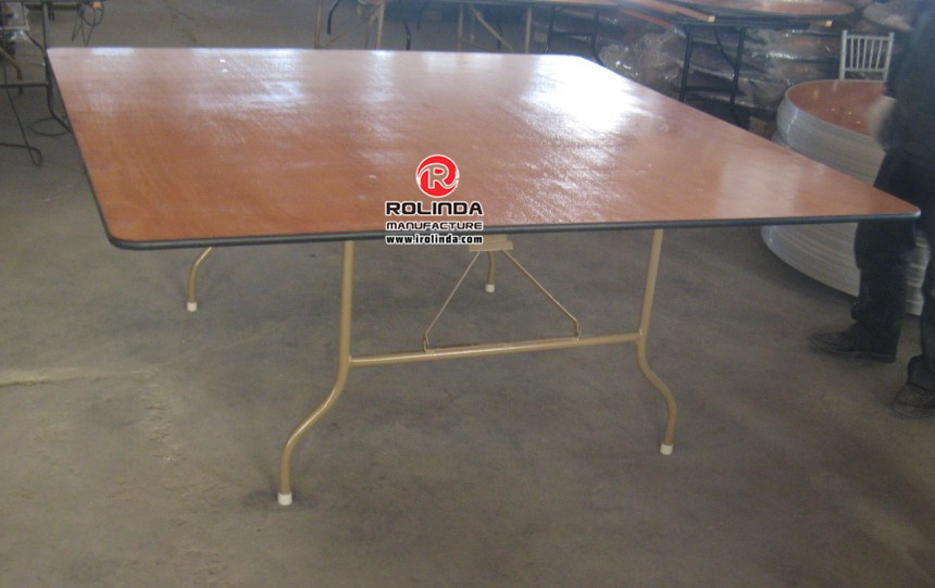 Square Plywood Cocktail Banquet Tables for Wedding Party