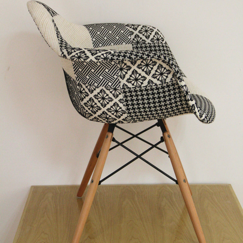 Dining Eames Chair Wood Modern High Back