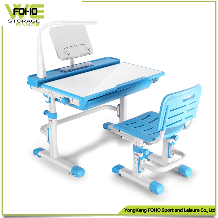 Plastic Kids Drawing Learning Reading Table Kids Chair and Table
