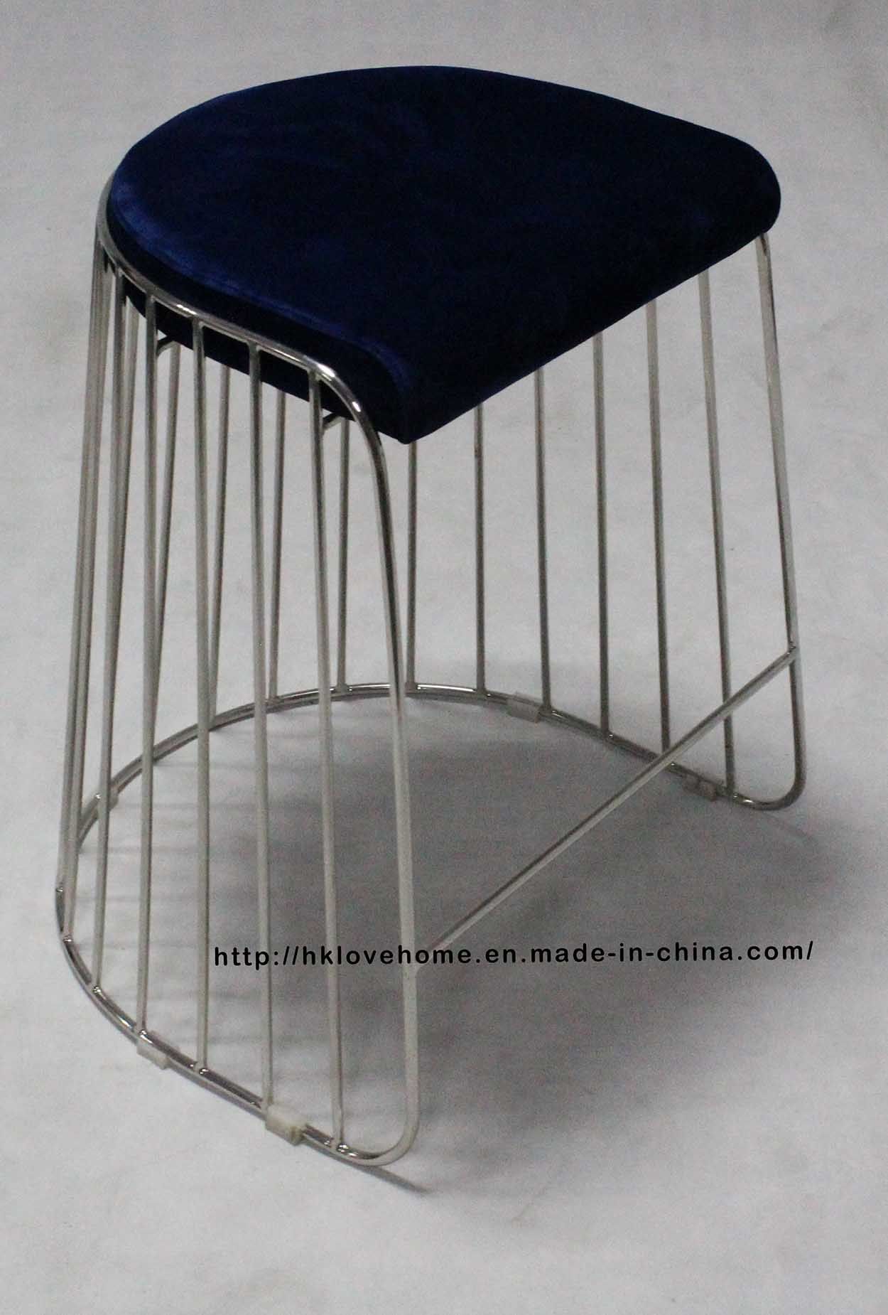 Steel Classic Restaurant Stackable Wire Dining Counter Barstools Furniture