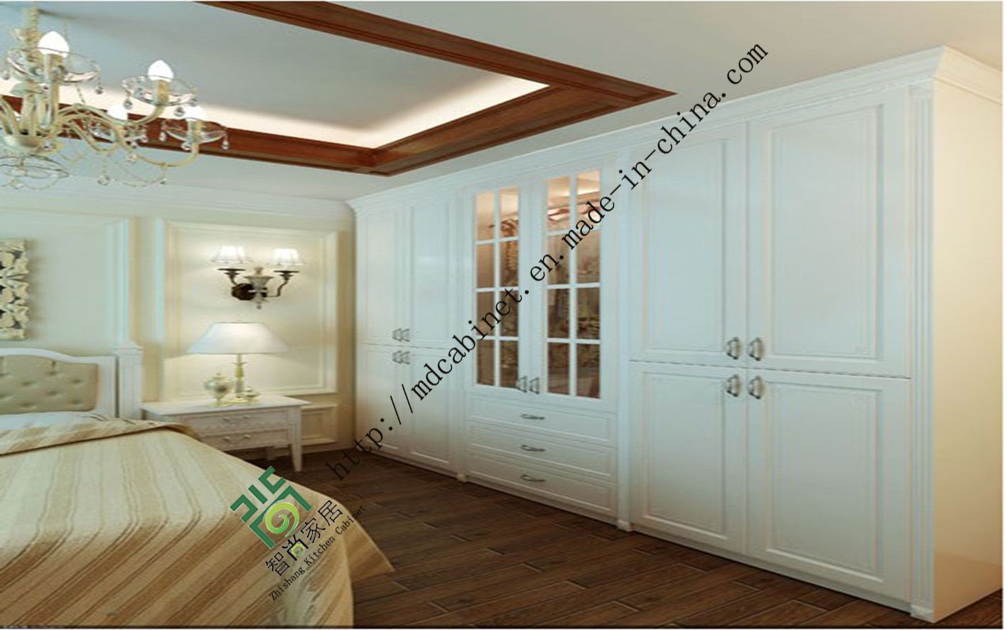 Free Design MDF Fitted Wardrobe Closet