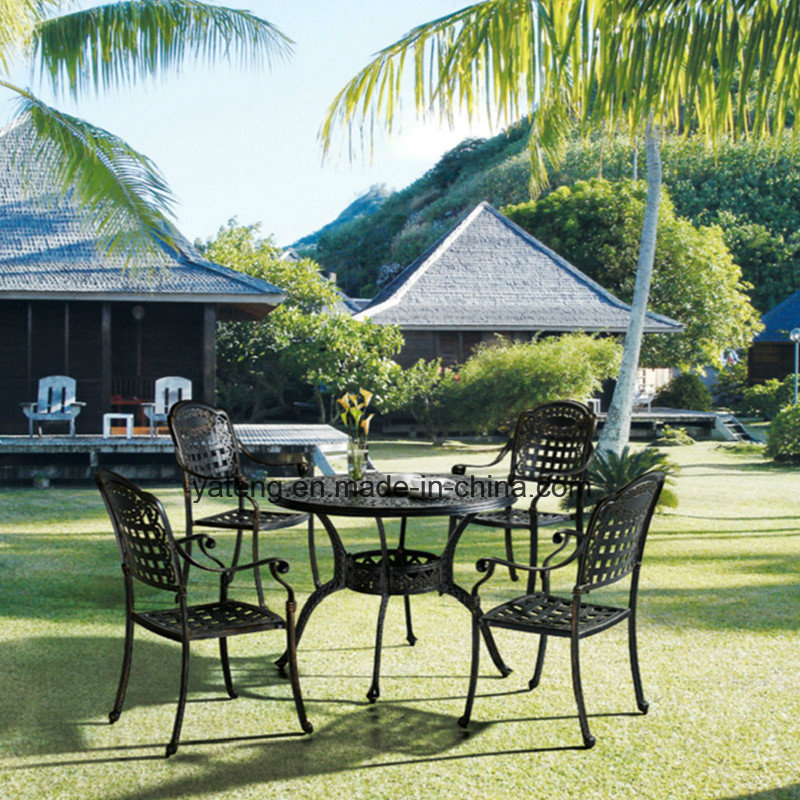 New Style Cast Aluminum Patio Furniture Dining Chairs for Home Yard Furniture