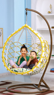 Modern Outdoor Garden Hanging Egg Swing Chair with Cushion