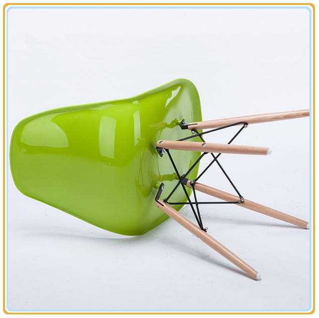 Hot Selling Restaurant Plastic Chairs with Greeen Seat