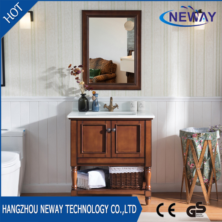 Chinese Simple Antique Wholesale Bathroom Furniture Vanities
